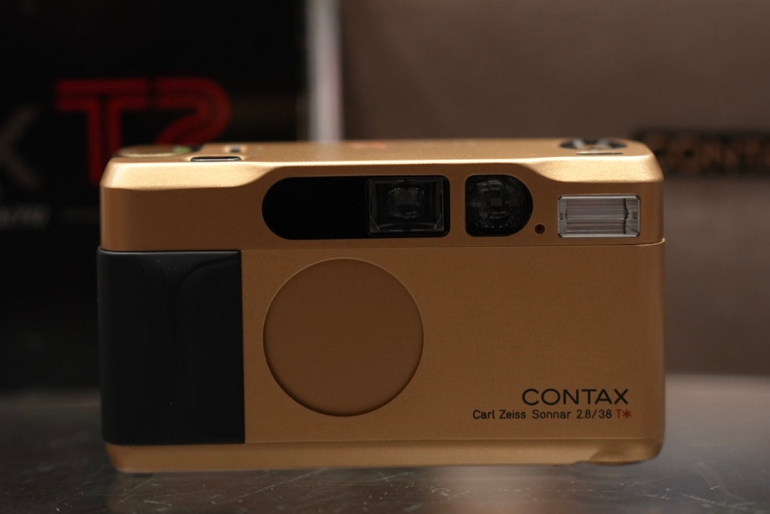 Contax T2 Film Camera Titamium Gold #086069