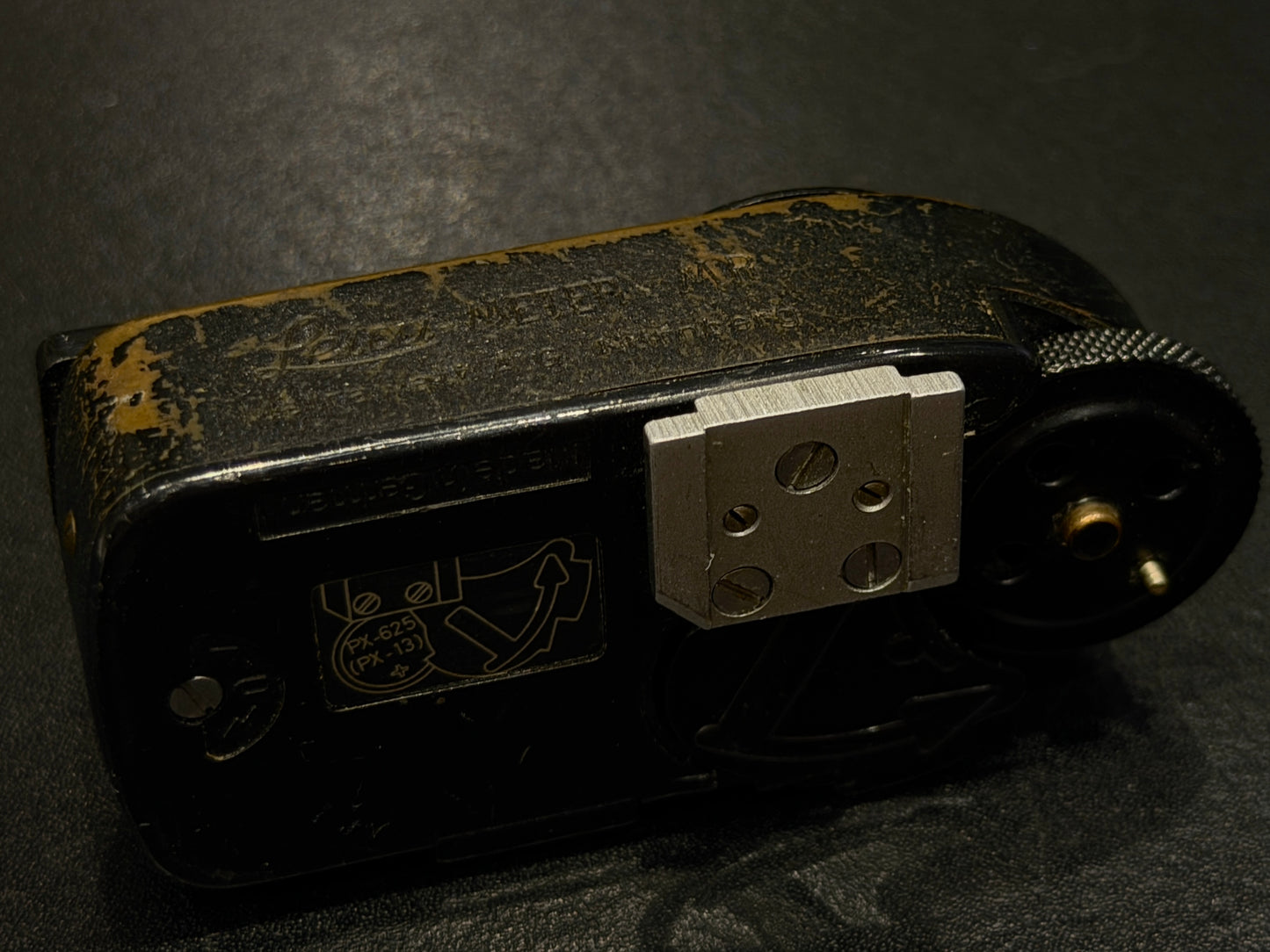 Leica Meter MR Black Paint Leicameter brass