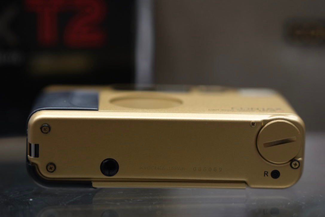 Contax T2 Film Camera Titamium Gold #086069