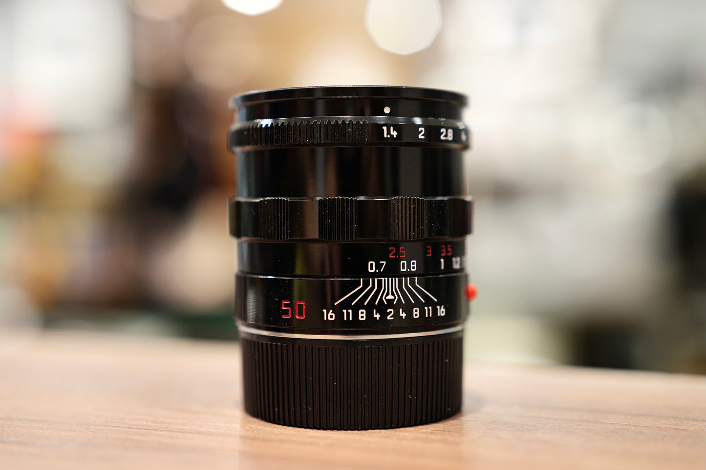 Leica Summilux-M 50mm F/1.4 pre-Asph Black Paint Germany