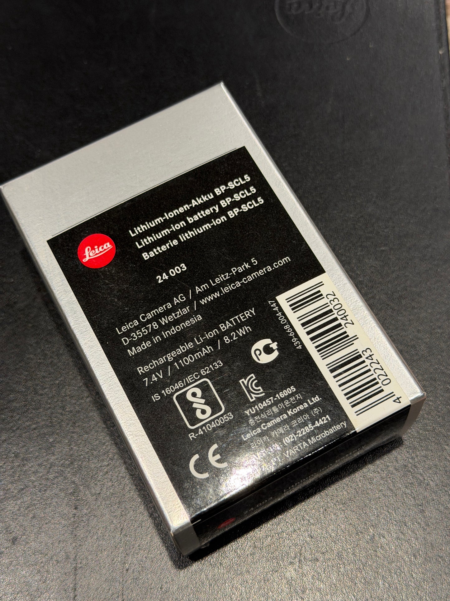 Leica M10 series battery BP-SCL5 (used) m10p m10R m10d