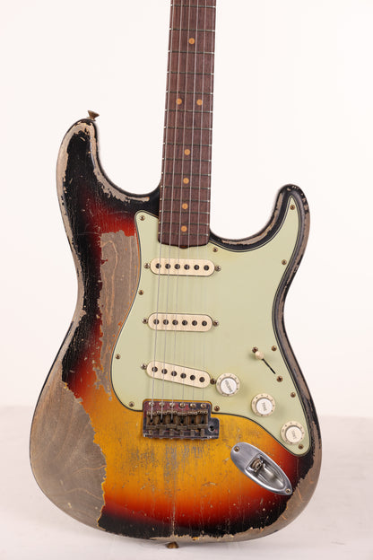 Fender Custom Shop 1960 Stratocaster Ultimate Relic Masterbuilt Greg Fessler 3-Tone Sunburst