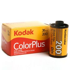 Kodak 35mm Color Plus 200 Negative Film