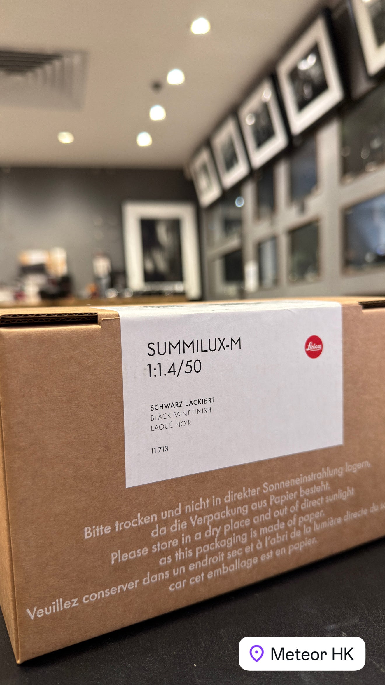 Brand new Leica Summilux-M 50mm f/1.4 ASPH. Glossy black paint re-issue 黑漆版 #11713 徠卡 reissue (Made by Brass)