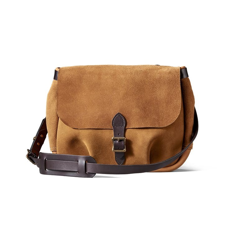 02944 Rugged suede messenger bag