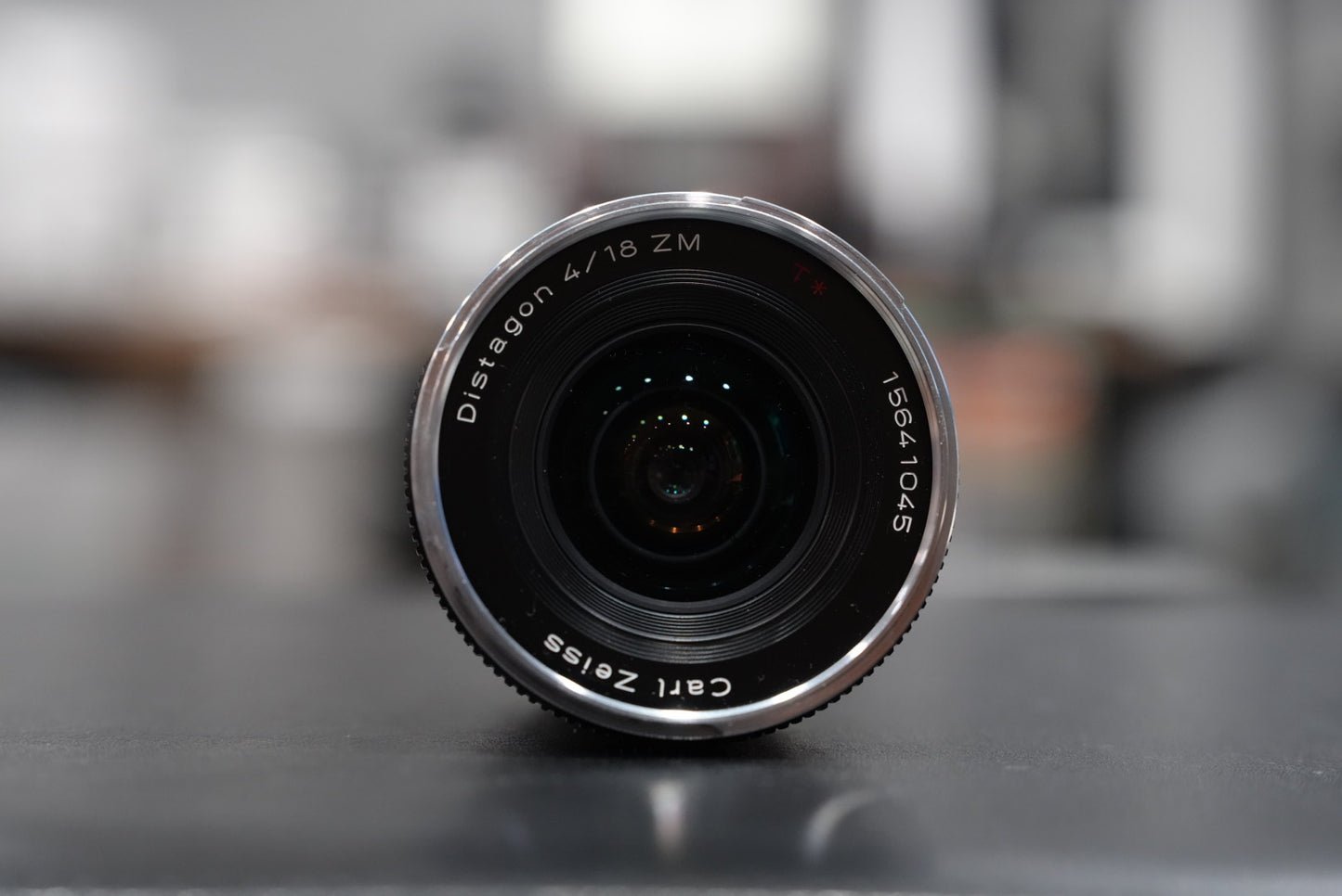 Carl Zeiss Distagon 18mm f/4 ZM with hood and viewfinder (M mount)