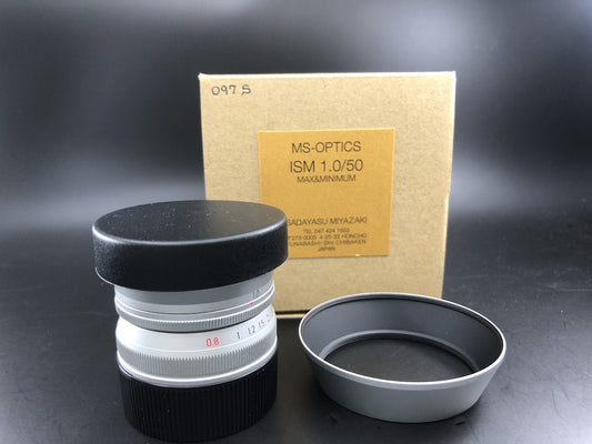 MS-OPTICS ISM 50mm f/1.0  Max&Minimum (Leica M mount)