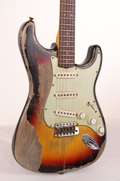 Fender Custom Shop 1960 Stratocaster Ultimate Relic Masterbuilt Greg Fessler 3-Tone Sunburst