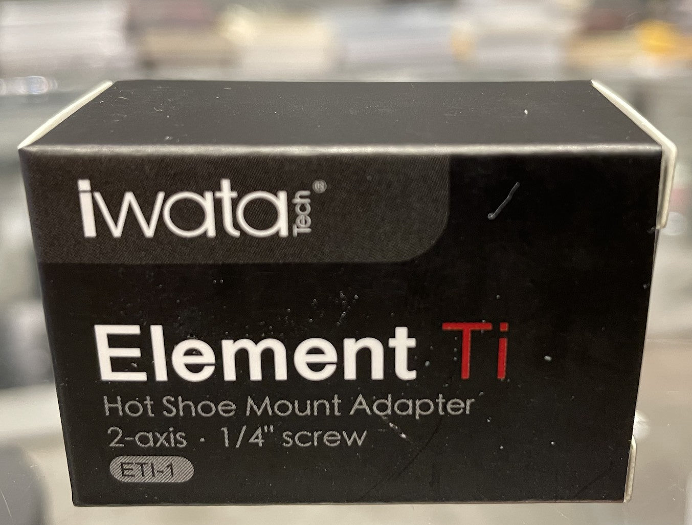 Iwata Tech Element Ti Hot Shoe Mount Adapter 2-axis.1/4screw (ETL-1)熱靴雲台"