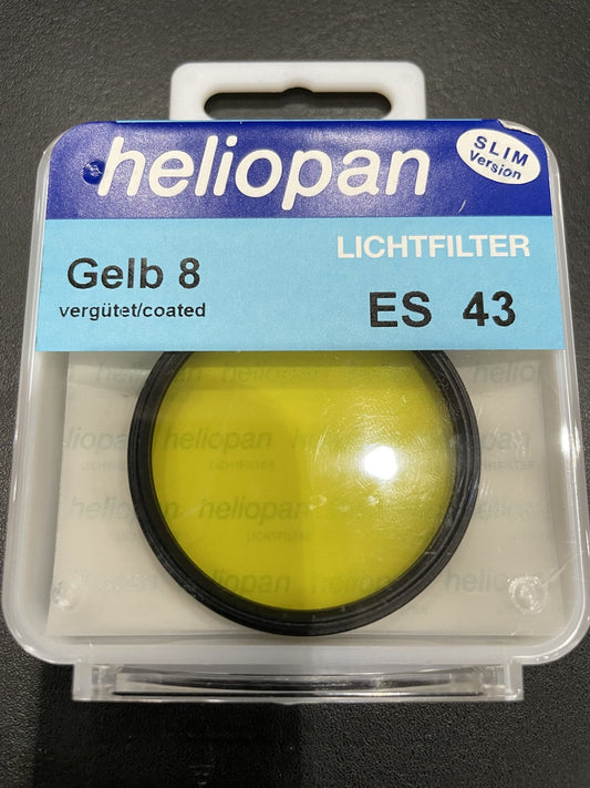 Heliopan Gelb 8 ES43 yellow filter