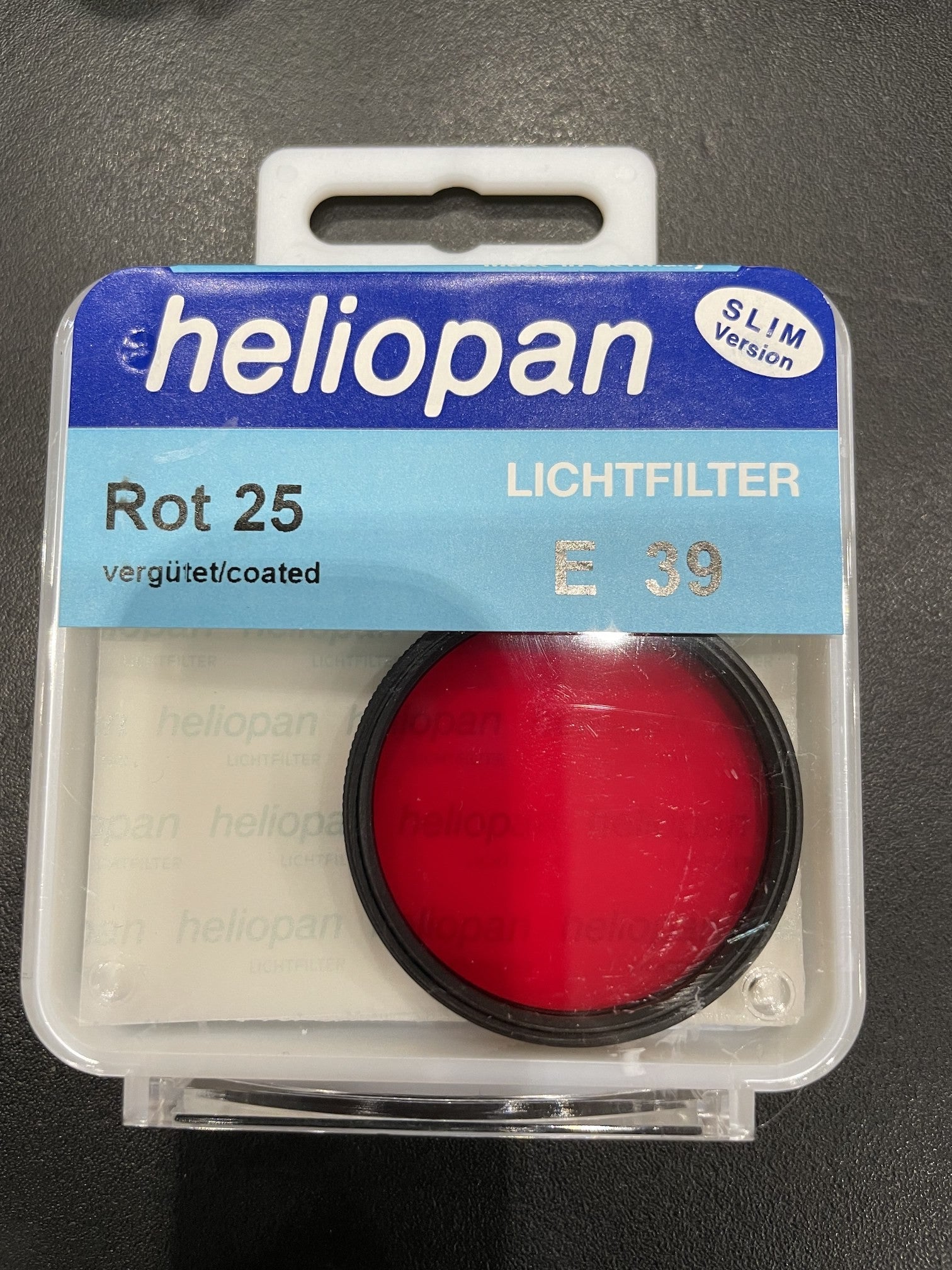 Heliopan Rot 25 E39 Lichtfilter