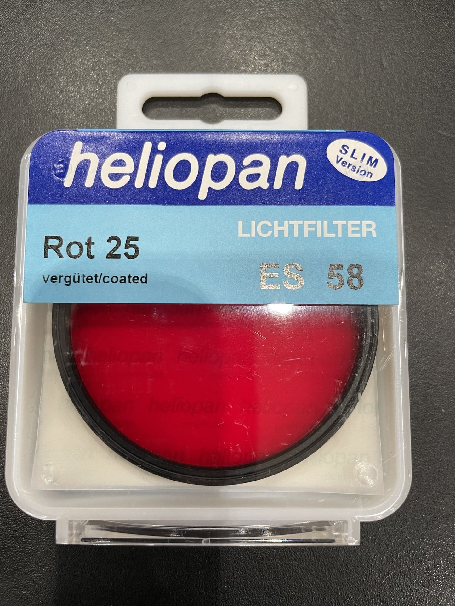 Heliopan Rot 25 ES 58 Lichtfilter