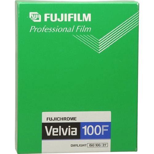 FUJIFILM RVP 4x5 Fujichrome Velvia 100-F (20 Sheets)