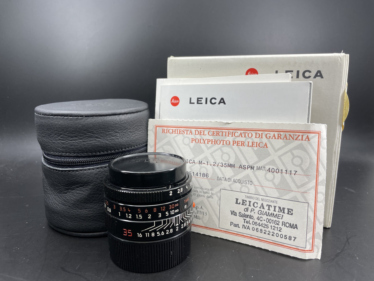 Leica Black Paint set (Summicron-M 35/2 ASPH + Summilux-M 50/1.4 pre-ASPH)