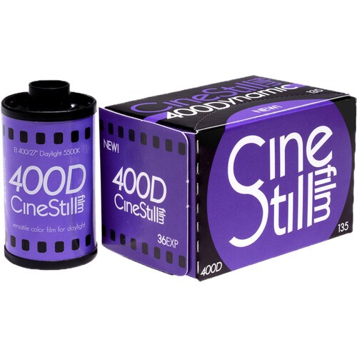 Cinestill 400DYNAMIC VERSATILE COLOR NEGATIVE FILM, 35MM (450D)(Expired In 09/2024)