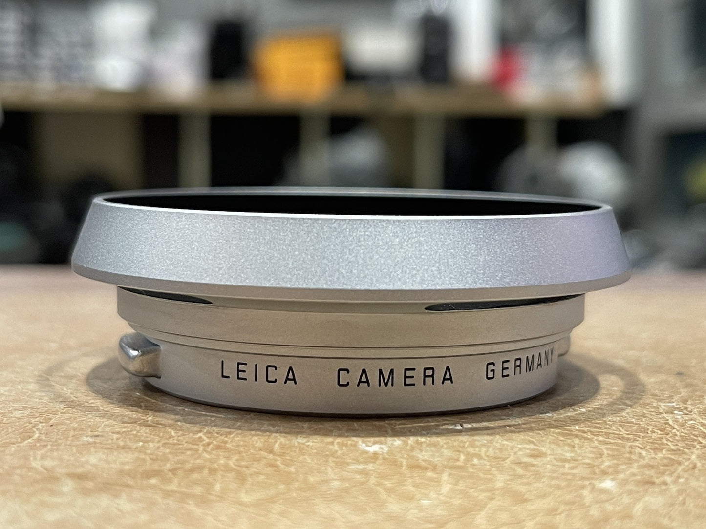 Leica 12504 Silver Hood (made by Brass) for E39 35mm Summilux/ 50mm Summicron