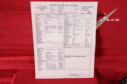 Fender Custom Shop 1960 Stratocaster Ultimate Relic Masterbuilt Greg Fessler 3-Tone Sunburst