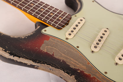 Fender Custom Shop 1960 Stratocaster Ultimate Relic Masterbuilt Greg Fessler 3-Tone Sunburst