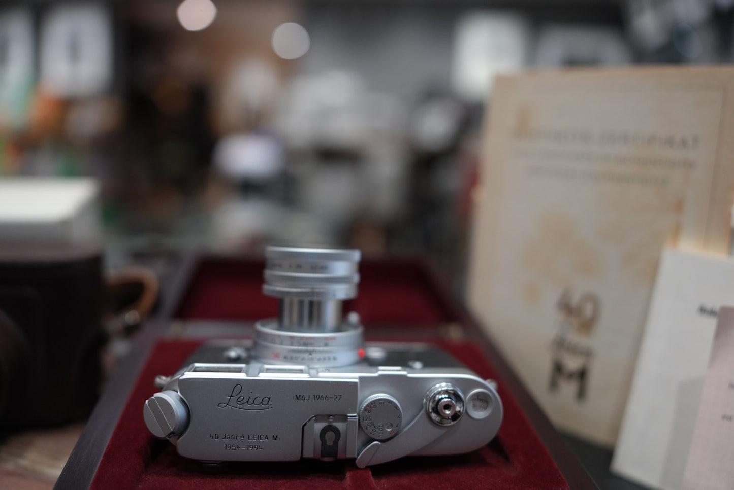 Leica M6J Film Camera With Elmar-M 50Mm F/2.8 Set 10440