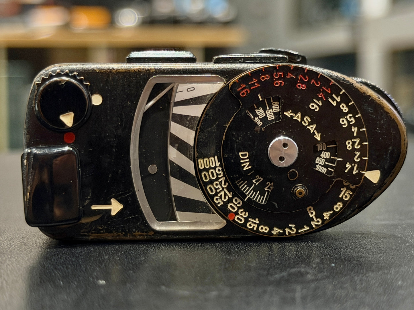 Leica Meter MR Black Paint Leicameter brass