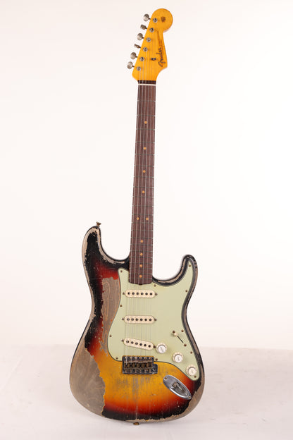 Fender Custom Shop 1960 Stratocaster Ultimate Relic Masterbuilt Greg Fessler 3-Tone Sunburst