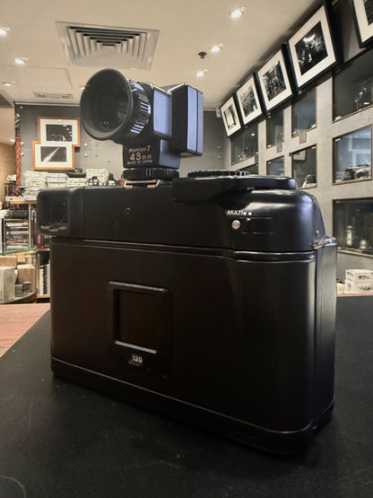 Mamiya 7 II Black Medium Format Rangefinder Camera with 65mm f/4 & 43mm f/4.5 Lenses