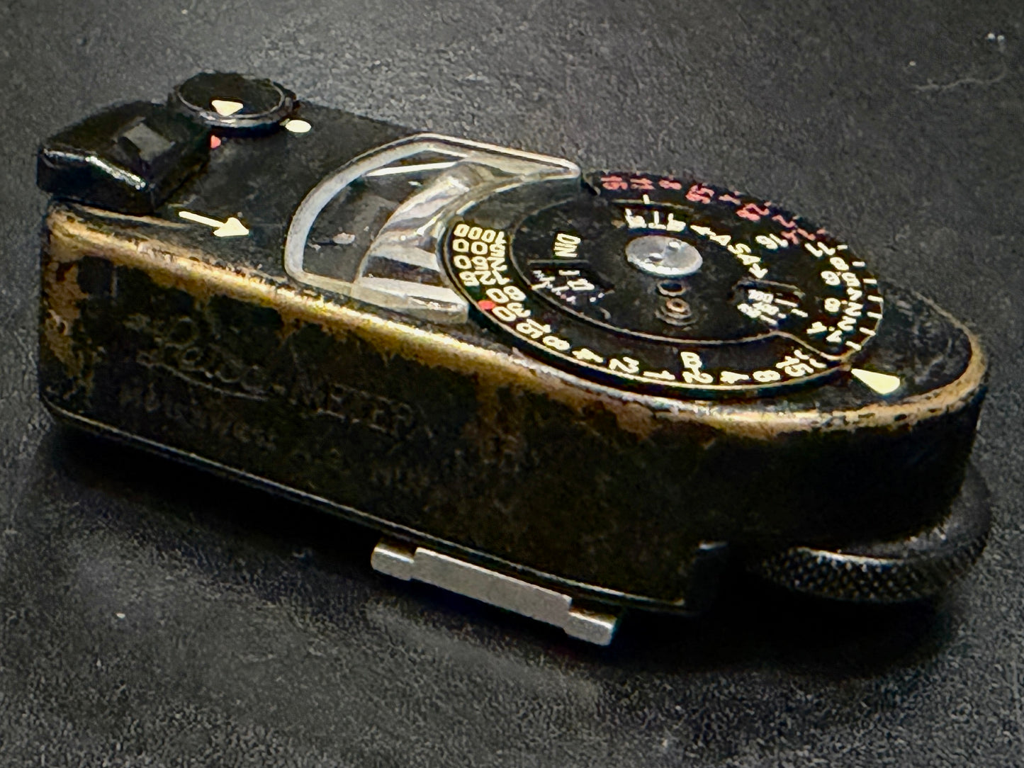 Leica Meter MR Black Paint Leicameter brass