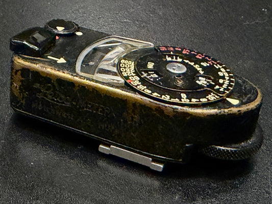 Leica Meter MR Black Paint Leicameter brass