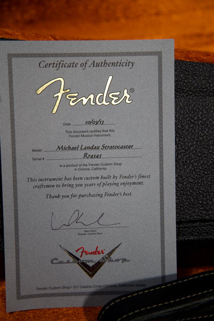 fender custom shop 1968 stratocaster michael landau brazillian wood 2013 #R74545