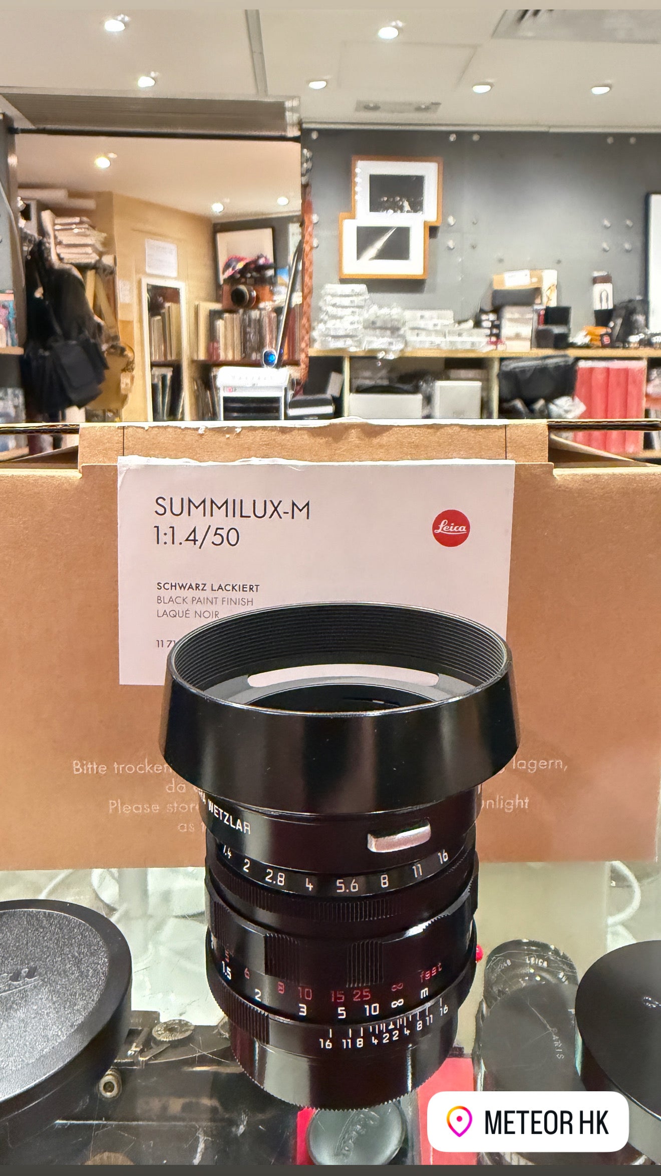 Brand new Leica Summilux-M 50mm f/1.4 ASPH. Glossy black paint re-issue 黑漆版 #11713 徠卡 reissue (Made by Brass)