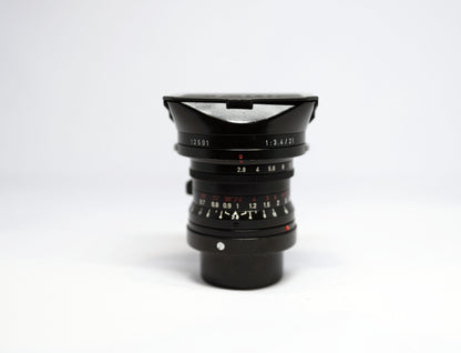 Leica Elmarit 28mm F/2.8 v1 Red Canada (re-Painted Black Paint) 9 elements 九枚玉 九妹 #2197xxx