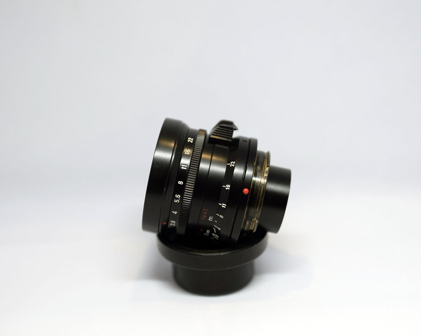 Leica Elmarit 28mm F/2.8 v1 Red Canada (re-Painted Black Paint) 9 elements 九枚玉 九妹 #2197xxx
