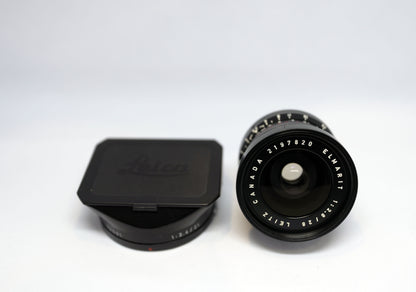 Leica Elmarit 28mm F/2.8 v1 Red Canada (re-Painted Black Paint) 9 elements 九枚玉 九妹 #2197xxx