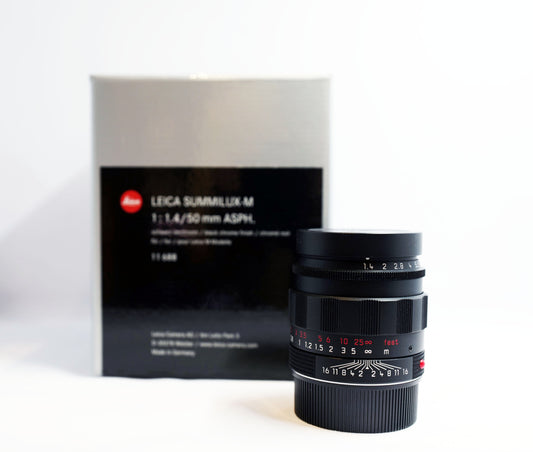 Leica Summilux-M 50mm F/1.4 Asph Black Chrome E43 #4827808