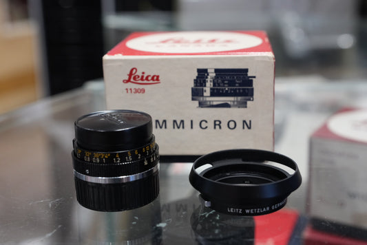 Leica Summicron-M 35mm F/2 Black 6 Elements (aperture tab ver.) Canada #2460660