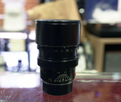 Leica Summilux-M 75mm F/1.4 Black #3259346