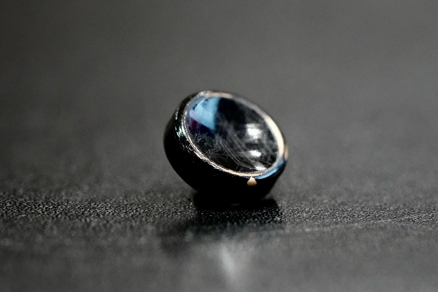 [Meteor HK Selection] Glossy Black Paint Soft button (made by Brass) 黃銅製黑漆快門鈕