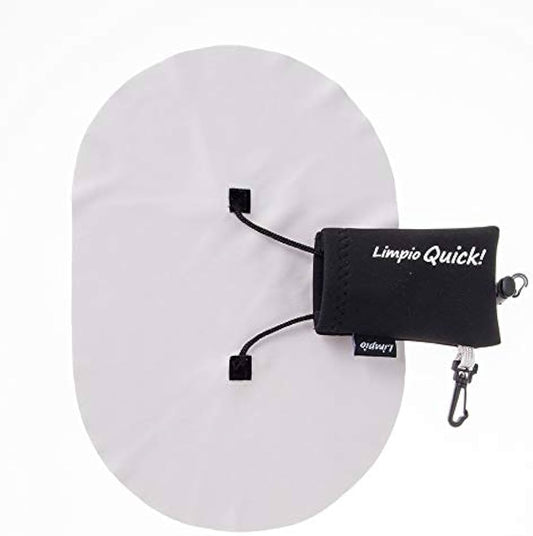 Limpio Quick! Camera Cleaning Cloth, Lens Cleaner, Glasses Wipe, Microfiber, 9.4 x 6.3 inches (24 x 16 cm)