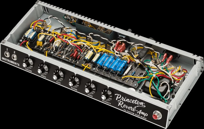 Fender '64 custom Princeton reverb guitar amp Hand-Wired amplifier (with David laboga power plug)