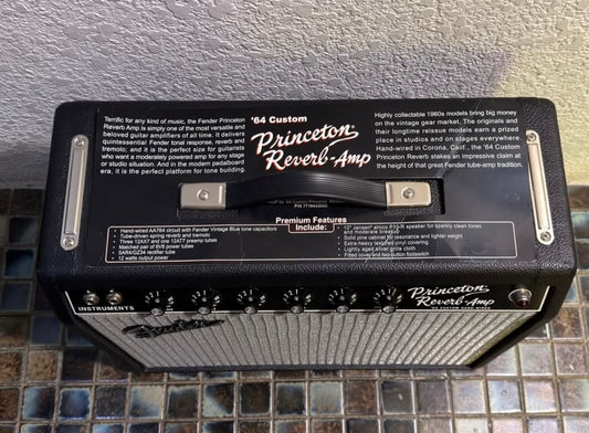 Fender '64 custom Princeton reverb guitar amp Hand-Wired amplifier (with David laboga power plug)