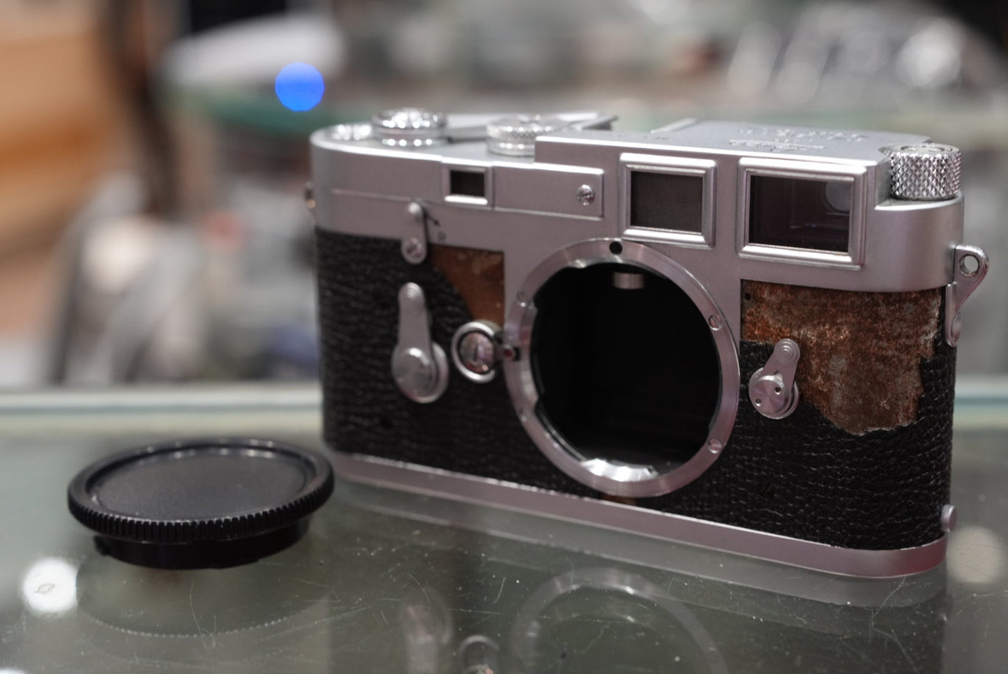 Leica M3 Rangefinder Film Camera DS Silver #830208