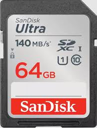 SanDisk Ultra SDXC UHS-1 Card 64GB/GO