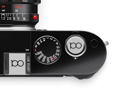 Leica Soft Release Button 100 Silver Chrome Plated Brass 19692