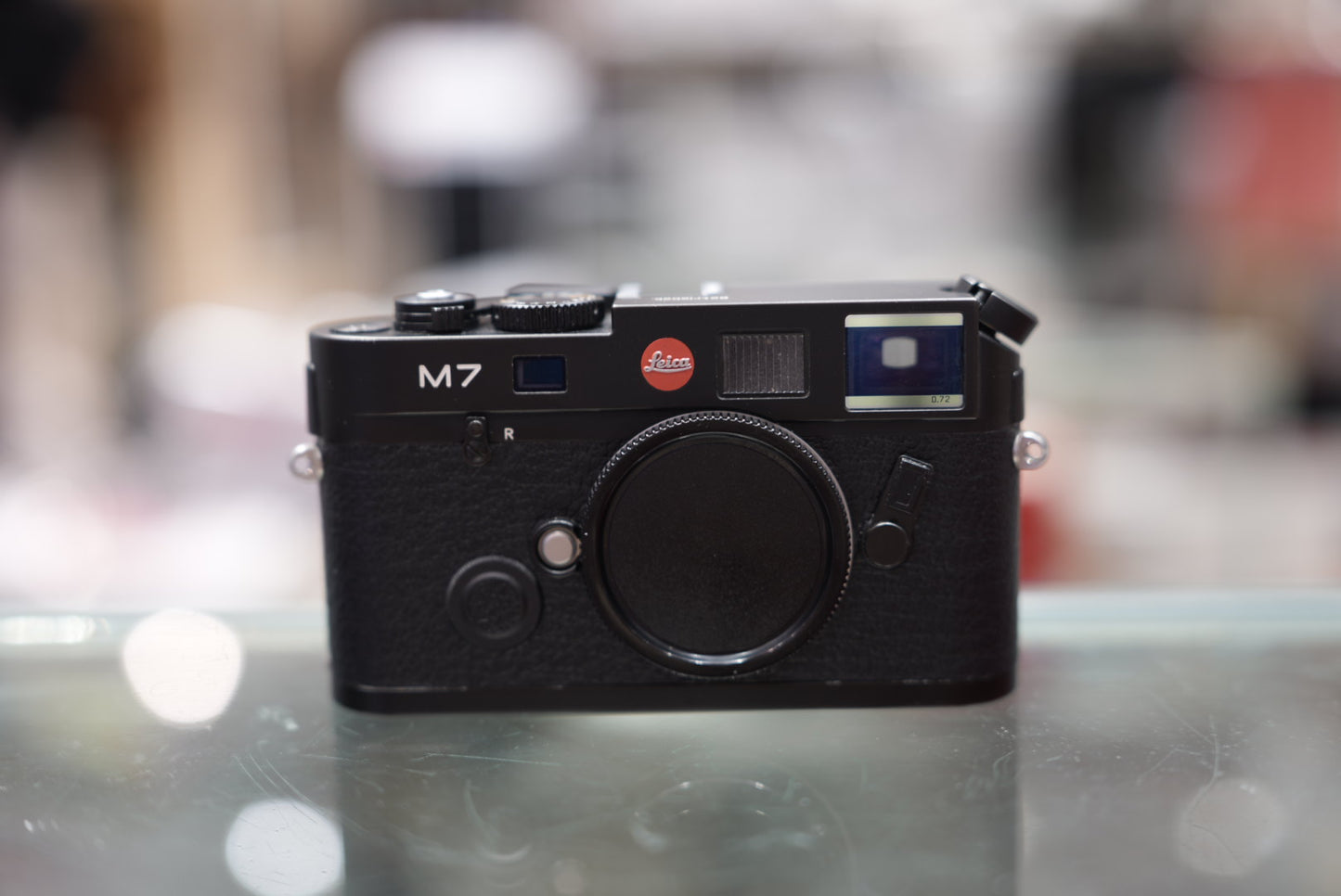 Leica M7 “Starter Set”0.72 Black Film Rangefinder Camera #2885670