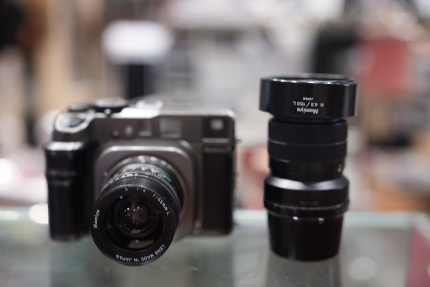 Mamiya 7 Medium Format Film Camera With 65mm F/4 & 150mm F/4.5 Lens #0D1256