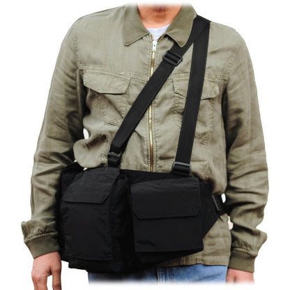 Newswear Mens Foul Weather Digital Chestvest-black (100% waterproof) #434460
