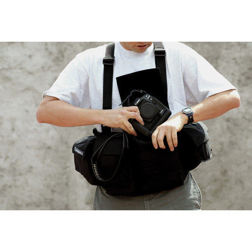 Newswear Mens Foul Weather Digital Chestvest-black (100% waterproof) #434460