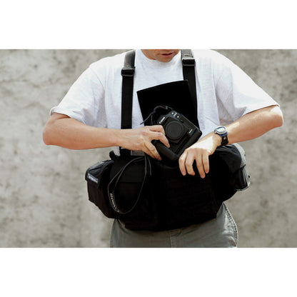 Newswear Mens Foul Weather Digital Chestvest-black (100% waterproof) #434460