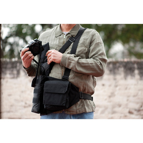 Newswear Mens Foul Weather Digital Chestvest-black (100% waterproof) #434460