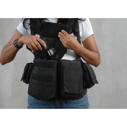 Newswear Women’s Foul Weather Digital Chestvest-Black (100%Waterproof)#739143